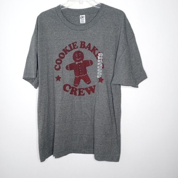 Cookie Baking Crew gray graphic tee Size XL - Picture 1 of 5